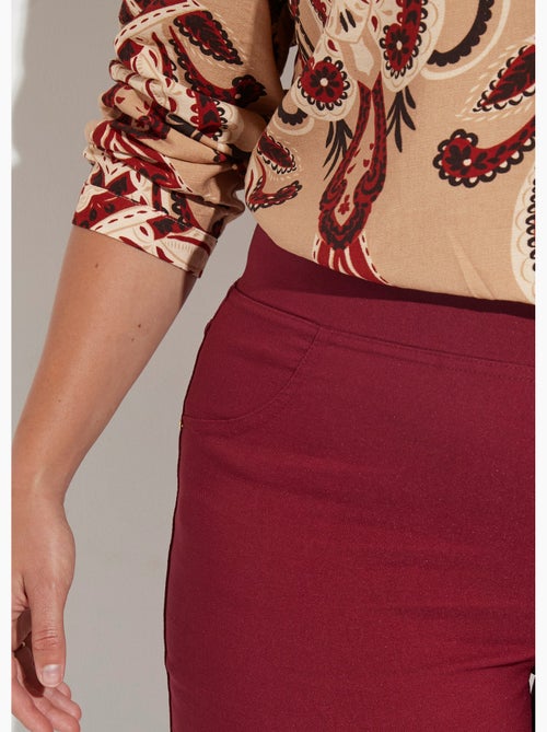 Pantalon extensible taille élastiquée - AFIBEL - Kiabi