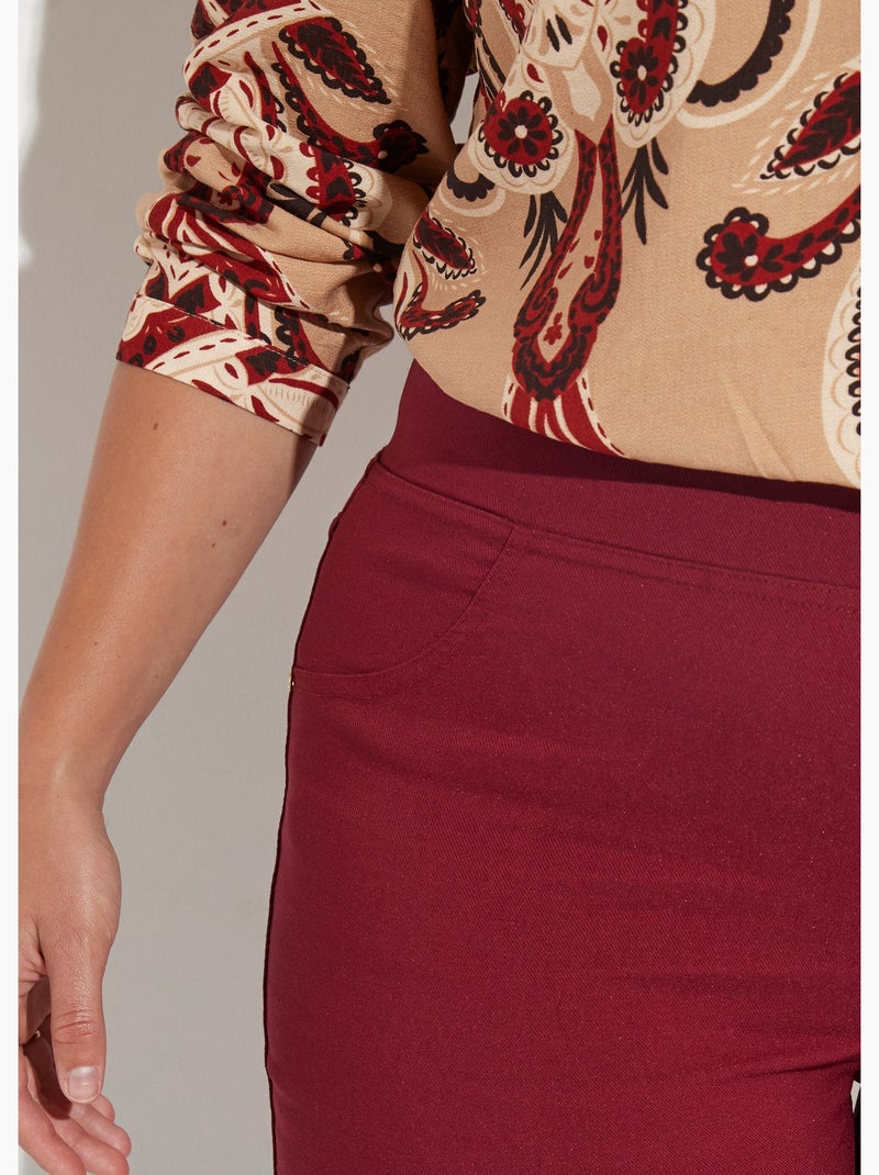 Pantalon extensible taille élastiquée - AFIBEL Bordeaux - Kiabi