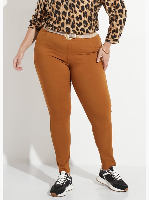 Pantalon extensible taille élastiquée - AFIBEL - Kiabi