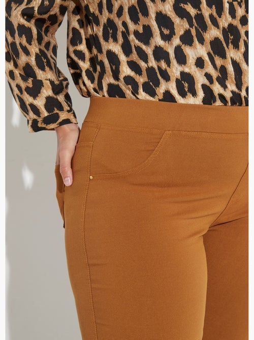 Pantalon extensible taille élastiquée - AFIBEL - Kiabi