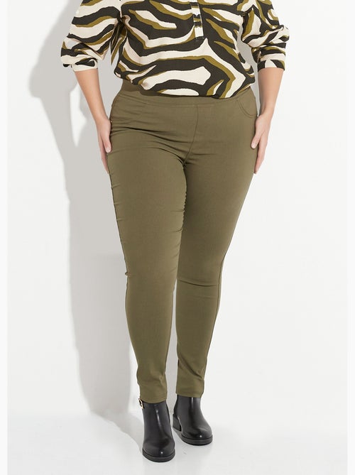 Pantalon extensible taille élastiquée - AFIBEL - Kiabi