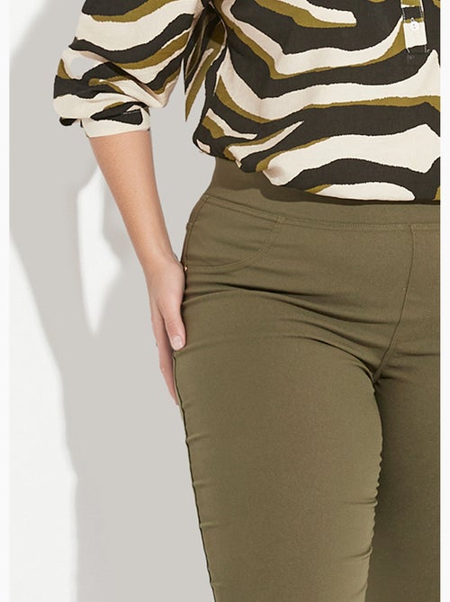 Pantalon extensible taille élastiquée - AFIBEL - Kiabi