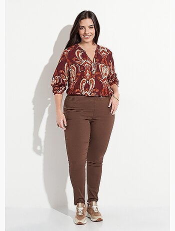 Pantalon extensible taille élastiquée - AFIBEL
