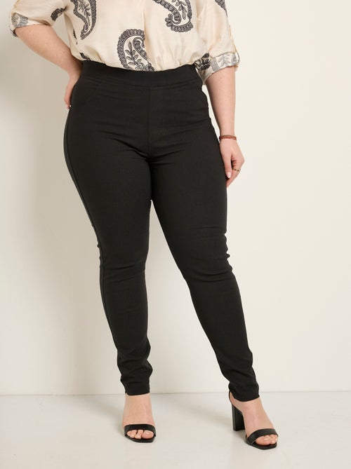 Pantalon extensible taille élastiquée - Kiabi