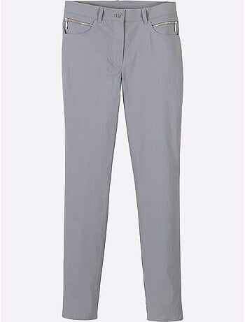 Pantalon extensible avec ceinture intégrée et poches zippées - Taille extra courte - Witt