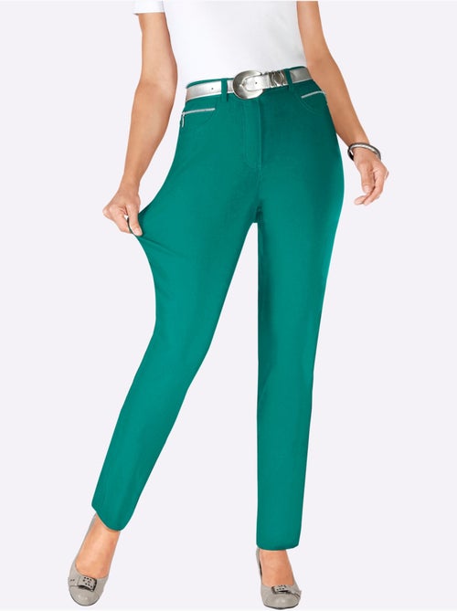 Pantalon Extensible Tombe Parfaitement Grâce Au Stretch - Taille Longue - Witt - Kiabi