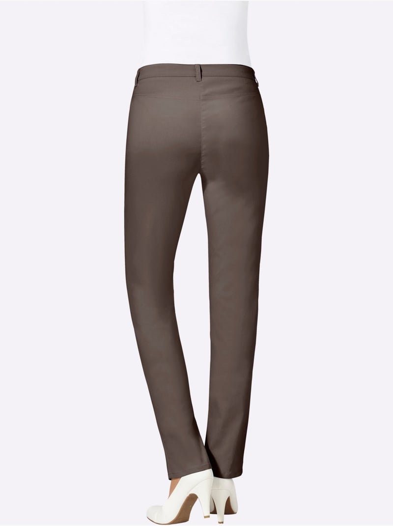 Pantalon Extensible Tombe Parfaitement Grâce Au Stretch - Taille Standard - Witt Gris taupe - Kiabi