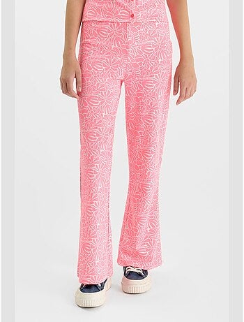 Pantalon FABIAGI flare 'Le Temps Des Cerises'