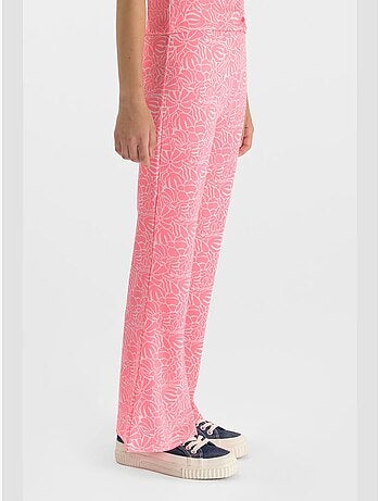 Pantalon FABIAGI flare 'Le Temps Des Cerises'