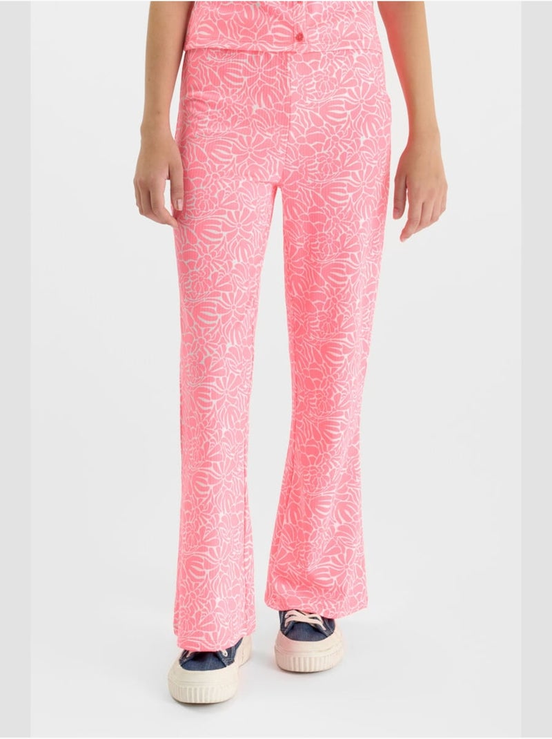 Pantalon FABIAGI flare 'Le Temps Des Cerises' Rose - Kiabi