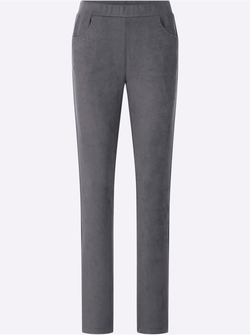 Pantalon facile à enfiler - taille standard - helline gris anthracite - Kiabi