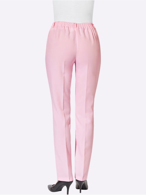 Pantalon féminin à ceinture élastique et deux poches devant - Taille standard - Moda Vilona - Kiabi Pantalon féminin à ceinture élastique et deux poches devant - Taille standard - Moda Vilona - Kiabi