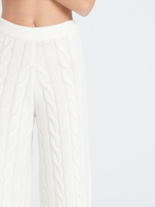 Pantalon femme 100% cachemire 6 fils - ZAYA 6 - Kiabi