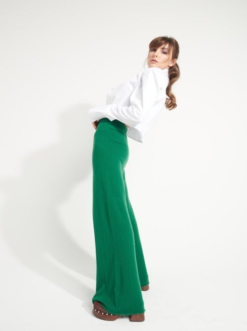 Pantalon femme 100% cachemire déjaugé - AVA 15 - Kiabi