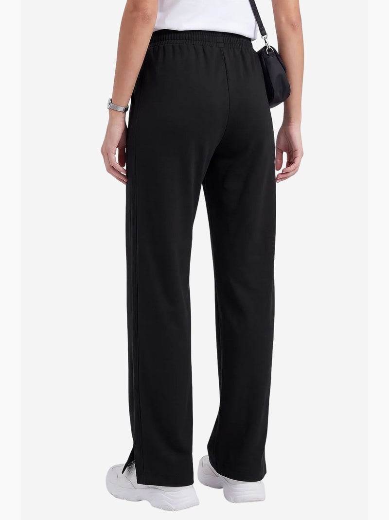 Pantalon femme à enfiler tommy Noir - Kiabi