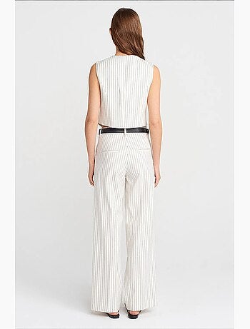 Pantalon femme à jambe droite dilvin