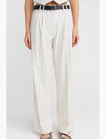 Pantalon femme à jambe droite dilvin