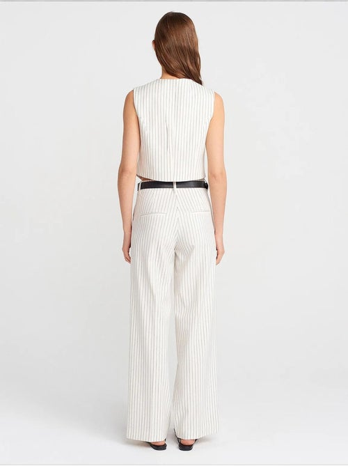 Pantalon femme à jambe droite dilvin - Kiabi Pantalon femme à jambe droite dilvin - Kiabi