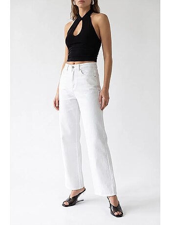 Pantalon femme à jambe droite mixray
