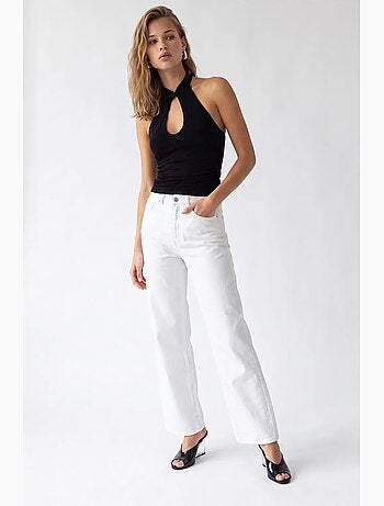 Pantalon femme à jambe droite mixray