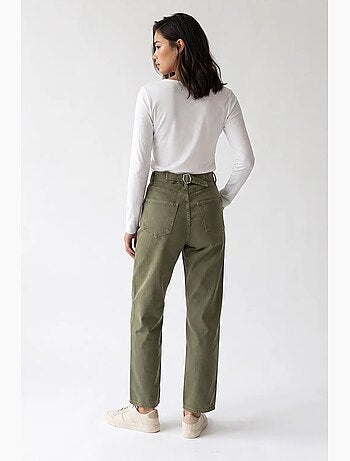 Pantalon femme à jambe droite mixray