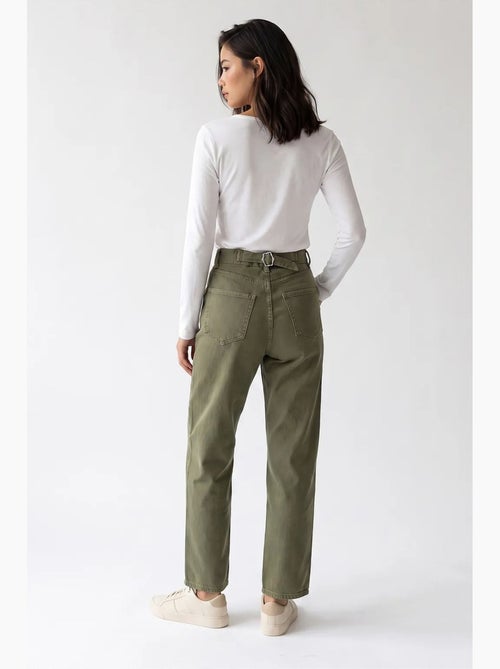 Pantalon femme à jambe droite mixray - Kiabi Pantalon femme à jambe droite mixray - Kiabi