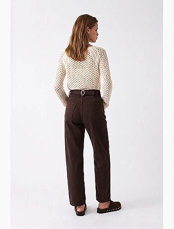 Pantalon femme à jambe droite mixray