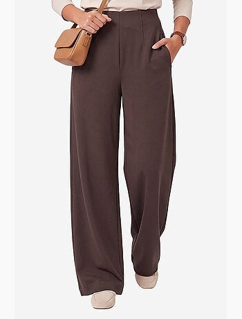 Pantalon femme à jambe droite tommy