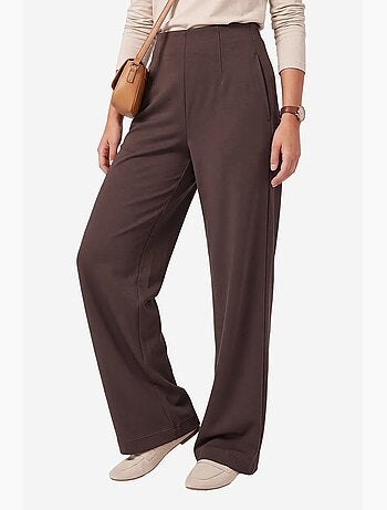 Pantalon femme à jambe droite tommy