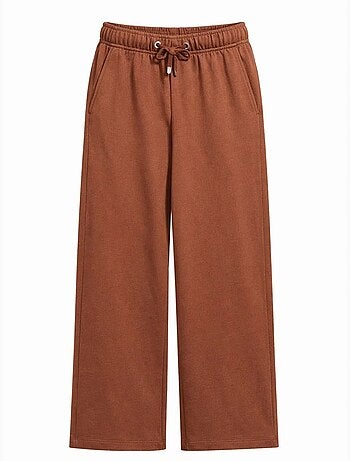 Pantalon femme à taille élastique et jambe large mixray