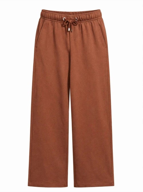 Pantalon femme à taille élastique et jambe large mixray - Kiabi Pantalon femme à taille élastique et jambe large mixray - Kiabi