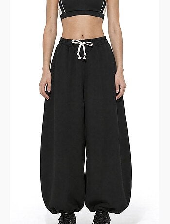 Pantalon femme à taille élastique jogger busem