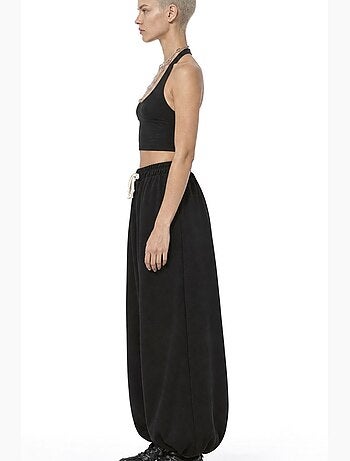 Pantalon femme à taille élastique jogger busem