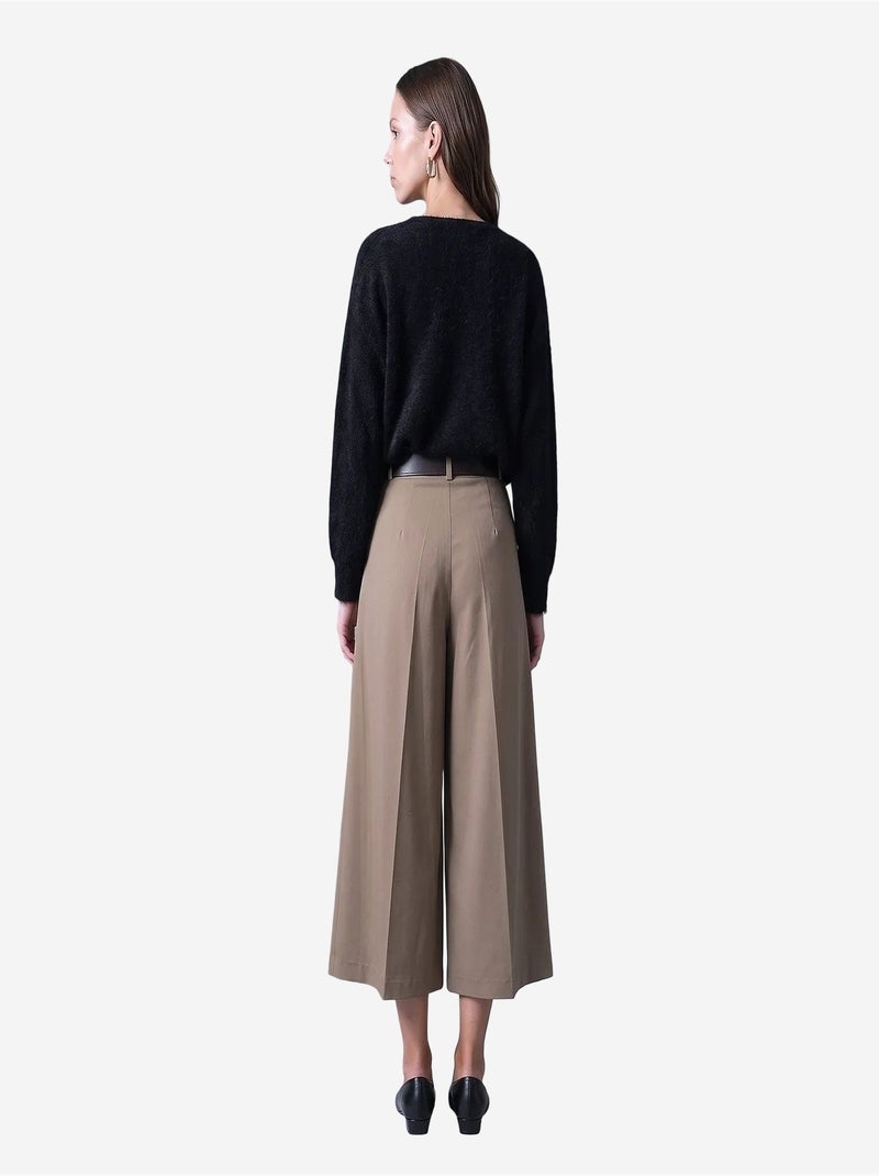 Pantalon femme dilvin Grège - Kiabi