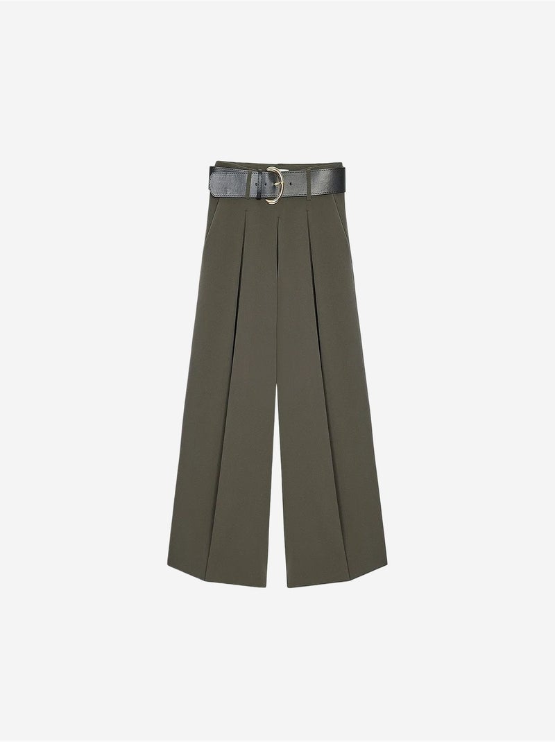 Pantalon femme dilvin Gris Noir - Kiabi