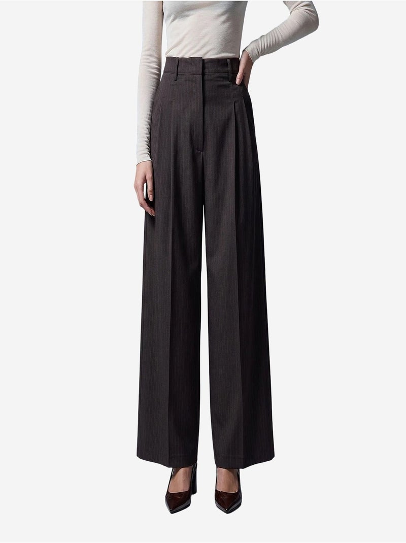 Pantalon femme dilvin Gris Noir - Kiabi