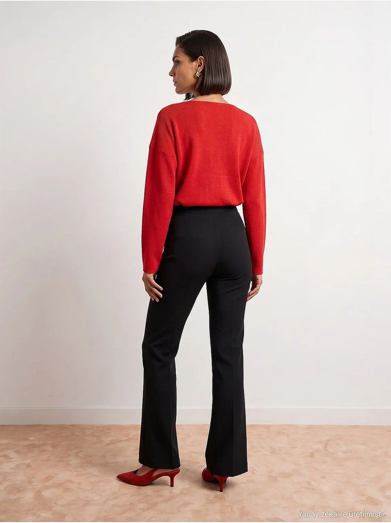 Pantalon femme dilvin Noir - Kiabi
