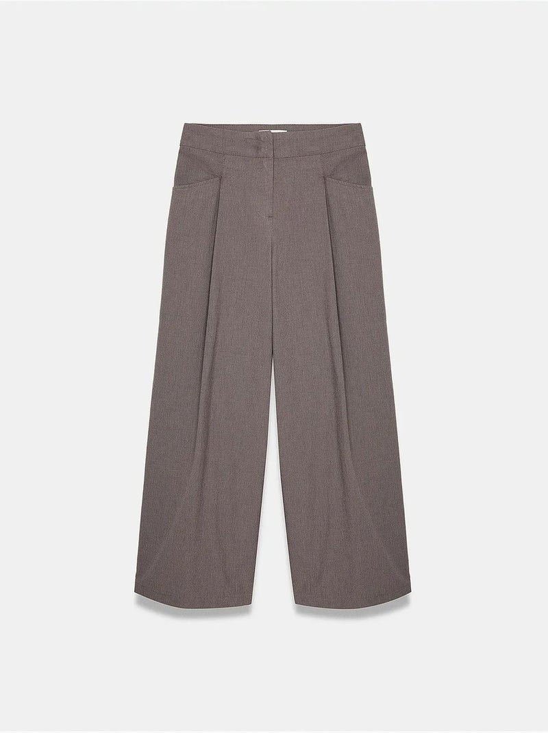 Pantalon femme dilvin Taupe - Kiabi