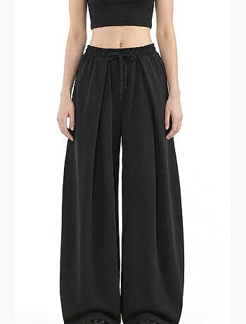 Pantalon femme en coton et élasthanne busem