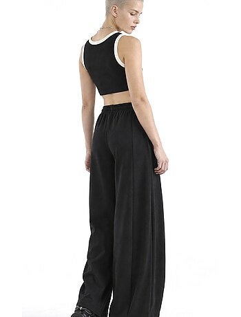 Pantalon femme en coton et élasthanne busem