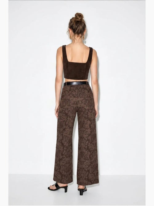 Pantalon femme en coton et élasthanne lucci - Kiabi Pantalon femme en coton et élasthanne lucci - Kiabi