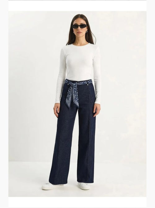 Pantalon femme en coton stretch lucci - Kiabi Pantalon femme en coton stretch lucci - Kiabi