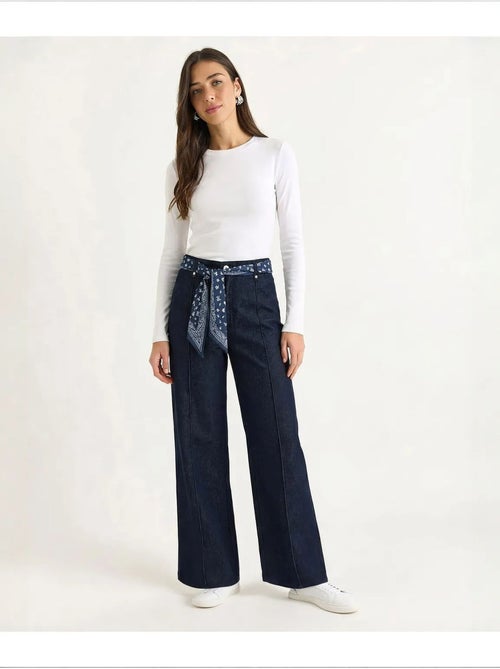 Pantalon femme en coton stretch lucci - Kiabi Pantalon femme en coton stretch lucci - Kiabi