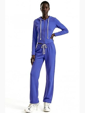 Pantalon femme en jersey à jambe large busem