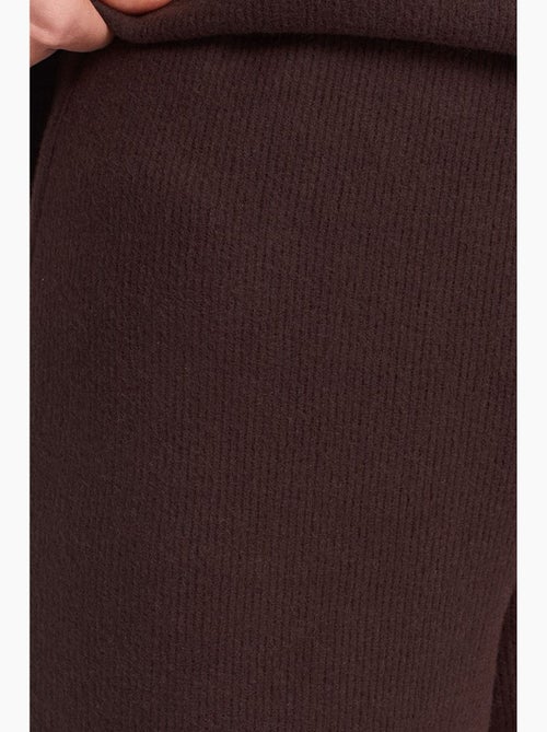 Pantalon femme en maille à taille haute et jambe large dilvin - Kiabi Pantalon femme en maille à taille haute et jambe large dilvin - Kiabi