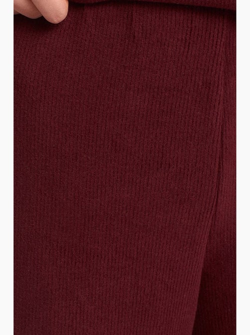 Pantalon femme en maille à taille haute et jambe large dilvin - Kiabi Pantalon femme en maille à taille haute et jambe large dilvin - Kiabi