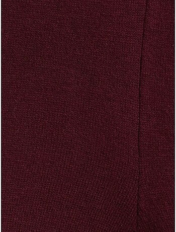 Pantalon femme en maille lurex à jambe large dilvin