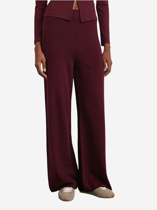 Pantalon femme en maille lurex à jambe large dilvin - Kiabi Pantalon femme en maille lurex à jambe large dilvin - Kiabi