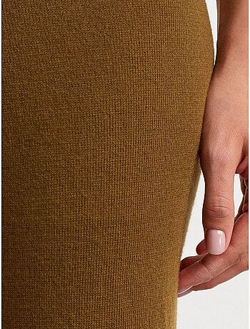Pantalon femme en maille lurex à jambe large dilvin