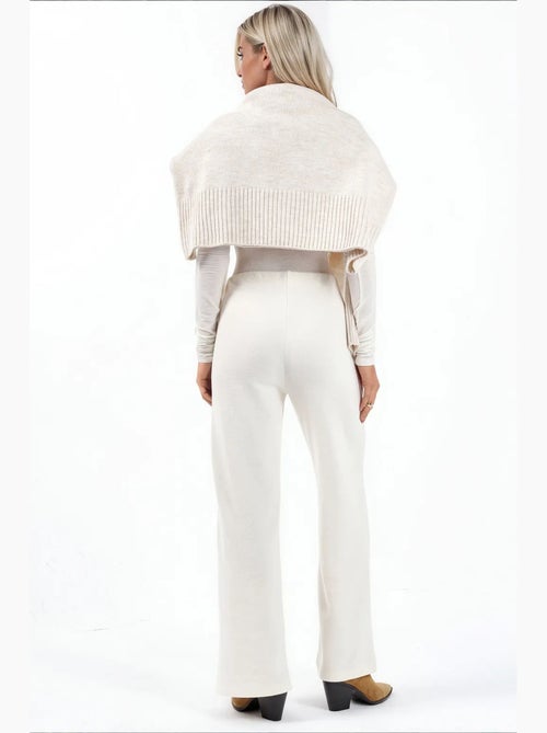 Pantalon femme en mélange coton busem - Kiabi Pantalon femme en mélange coton busem - Kiabi